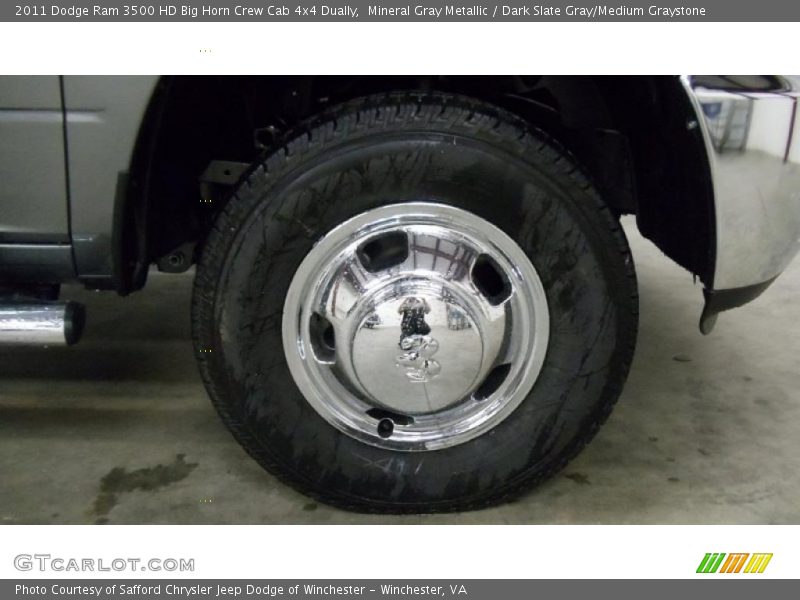 Mineral Gray Metallic / Dark Slate Gray/Medium Graystone 2011 Dodge Ram 3500 HD Big Horn Crew Cab 4x4 Dually