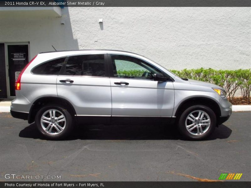 Alabaster Silver Metallic / Gray 2011 Honda CR-V EX