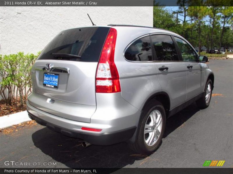 Alabaster Silver Metallic / Gray 2011 Honda CR-V EX