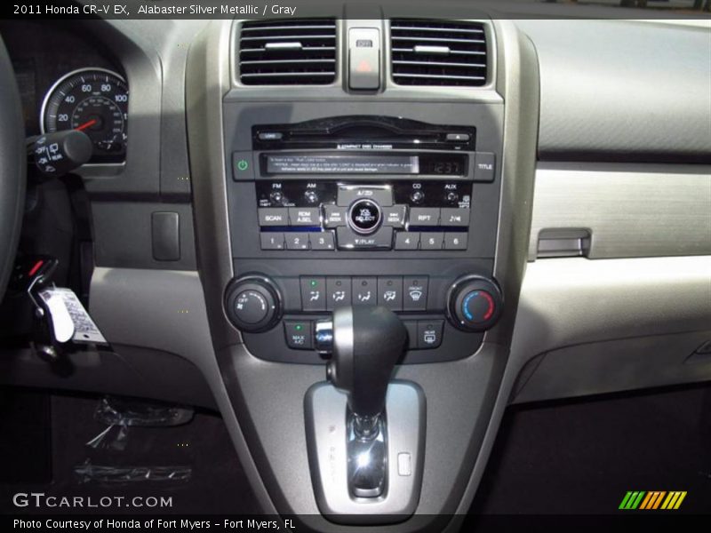 Alabaster Silver Metallic / Gray 2011 Honda CR-V EX