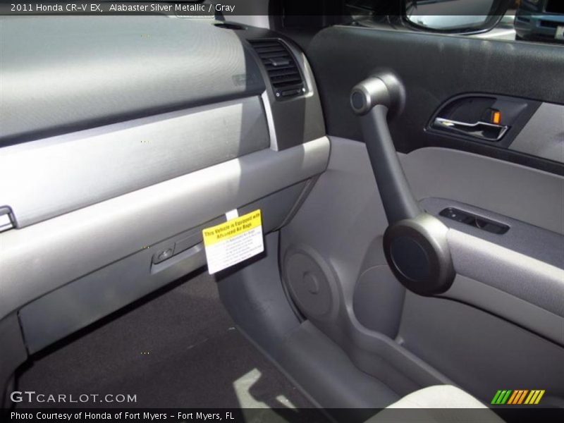 Alabaster Silver Metallic / Gray 2011 Honda CR-V EX