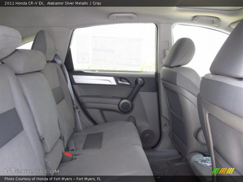 Alabaster Silver Metallic / Gray 2011 Honda CR-V EX