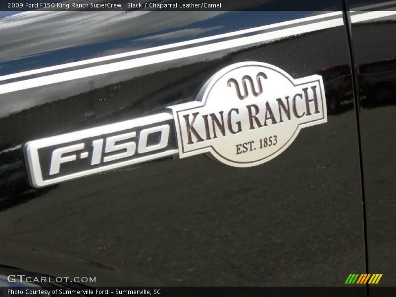 Black / Chaparral Leather/Camel 2009 Ford F150 King Ranch SuperCrew