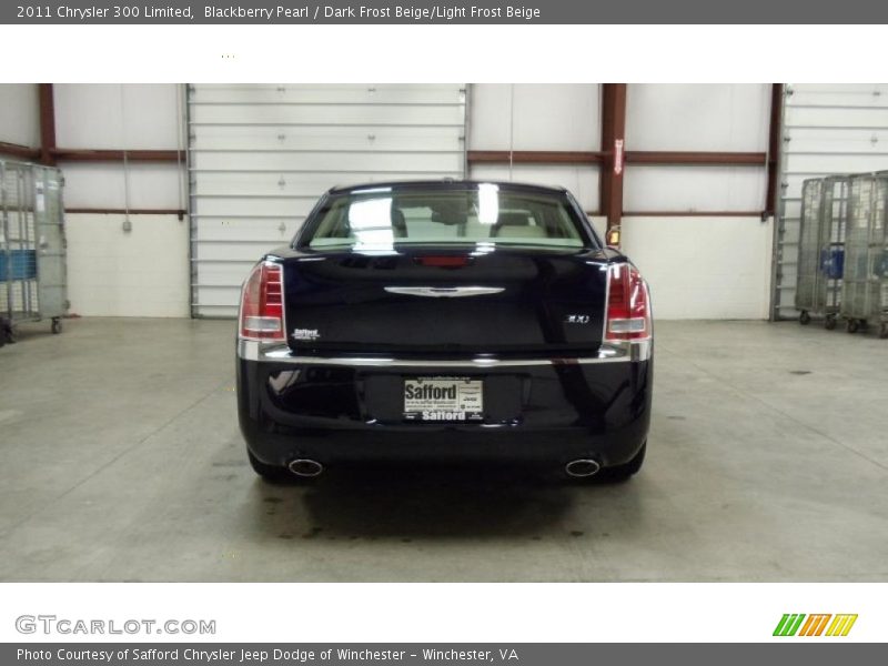 Blackberry Pearl / Dark Frost Beige/Light Frost Beige 2011 Chrysler 300 Limited