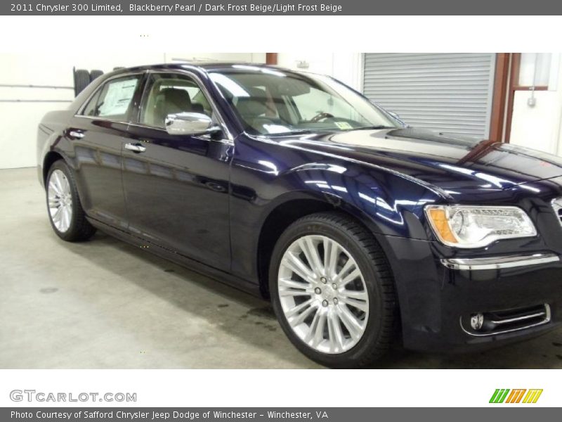 Blackberry Pearl / Dark Frost Beige/Light Frost Beige 2011 Chrysler 300 Limited