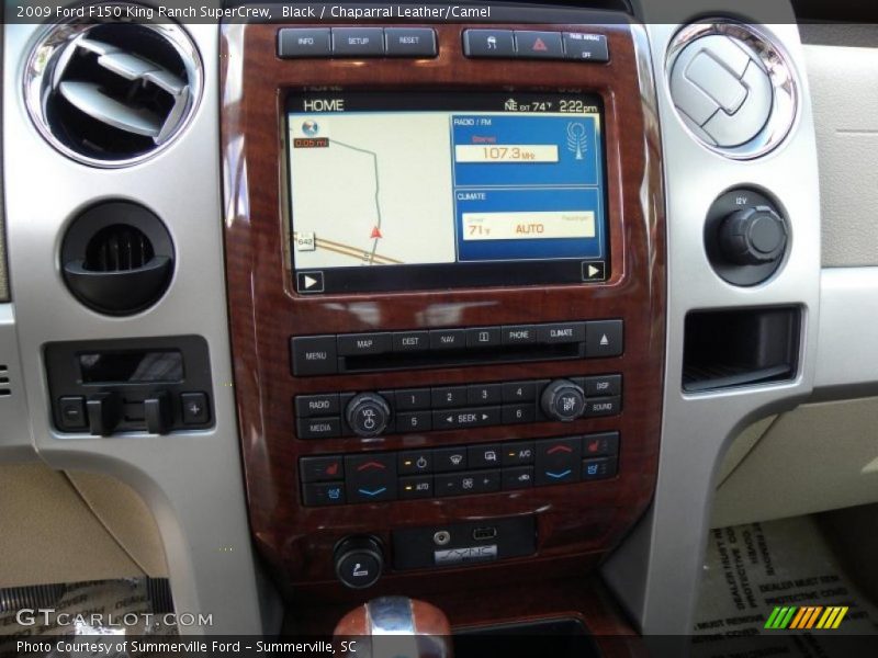 Black / Chaparral Leather/Camel 2009 Ford F150 King Ranch SuperCrew