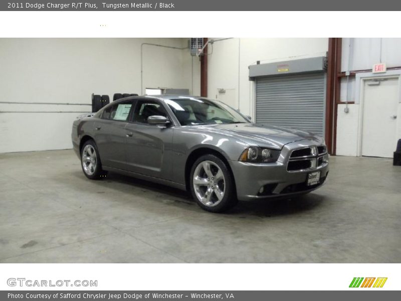 Tungsten Metallic / Black 2011 Dodge Charger R/T Plus
