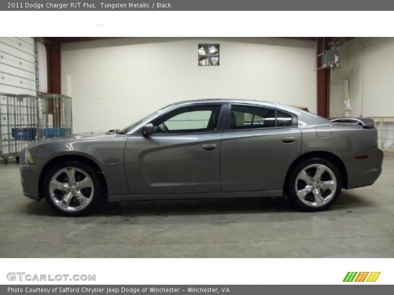 Tungsten Metallic / Black 2011 Dodge Charger R/T Plus