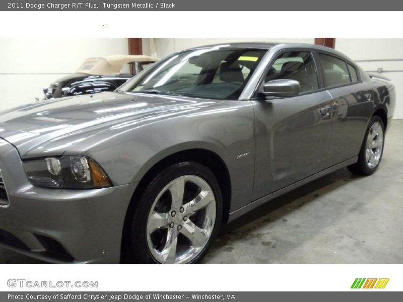 Tungsten Metallic / Black 2011 Dodge Charger R/T Plus