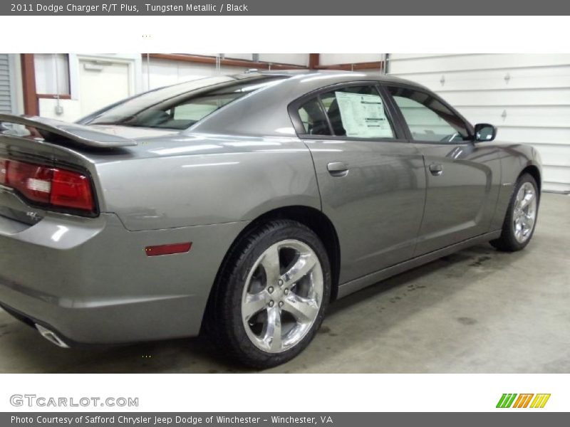 Tungsten Metallic / Black 2011 Dodge Charger R/T Plus