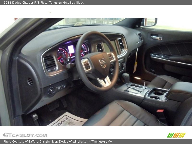Tungsten Metallic / Black 2011 Dodge Charger R/T Plus
