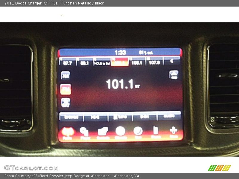 Tungsten Metallic / Black 2011 Dodge Charger R/T Plus