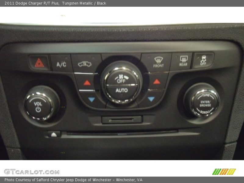 Tungsten Metallic / Black 2011 Dodge Charger R/T Plus