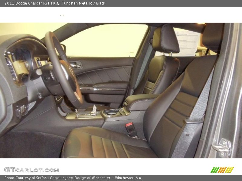 Tungsten Metallic / Black 2011 Dodge Charger R/T Plus