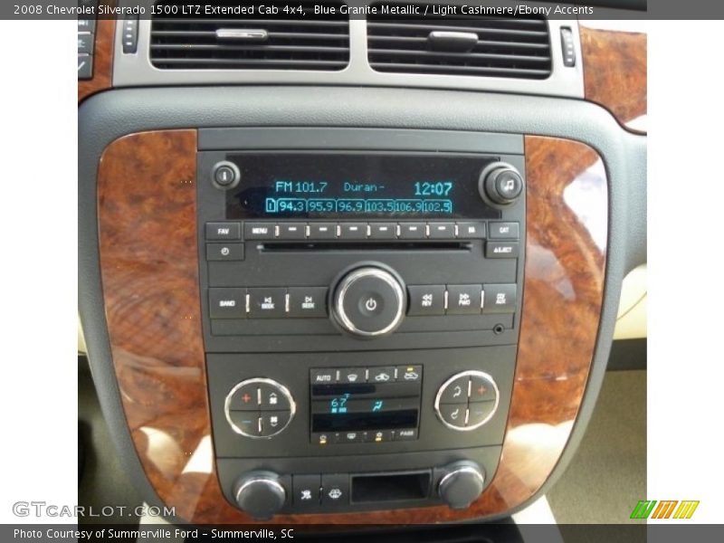 Blue Granite Metallic / Light Cashmere/Ebony Accents 2008 Chevrolet Silverado 1500 LTZ Extended Cab 4x4