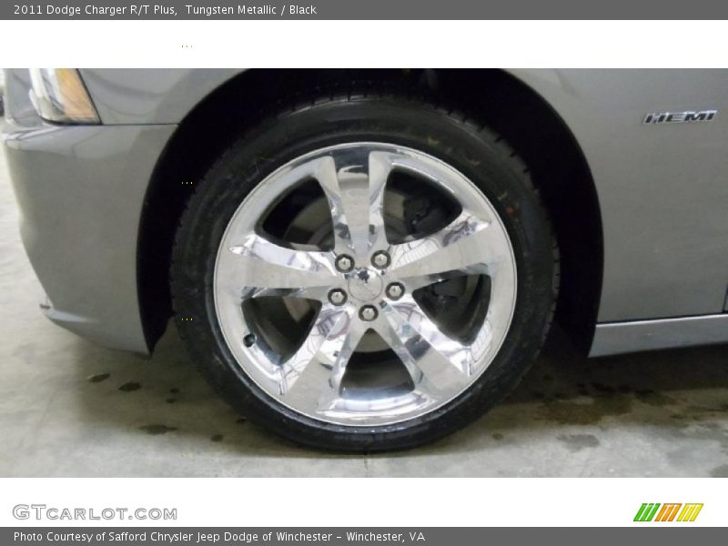 Tungsten Metallic / Black 2011 Dodge Charger R/T Plus