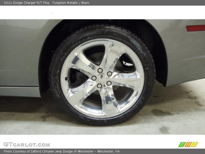 Tungsten Metallic / Black 2011 Dodge Charger R/T Plus