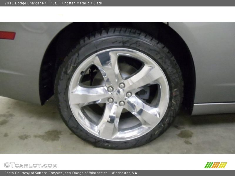 Tungsten Metallic / Black 2011 Dodge Charger R/T Plus