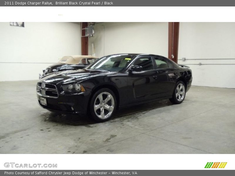 Brilliant Black Crystal Pearl / Black 2011 Dodge Charger Rallye