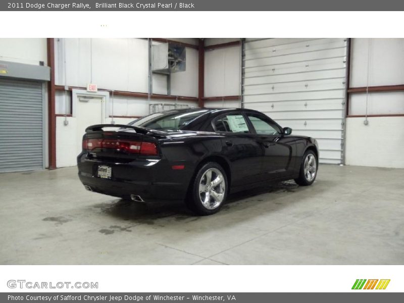 Brilliant Black Crystal Pearl / Black 2011 Dodge Charger Rallye