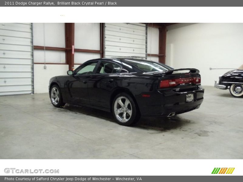 Brilliant Black Crystal Pearl / Black 2011 Dodge Charger Rallye