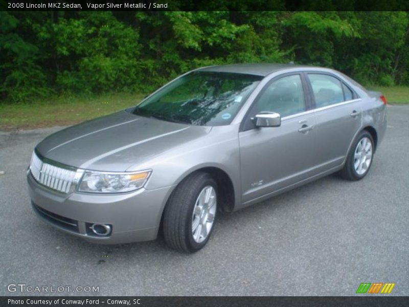 Vapor Silver Metallic / Sand 2008 Lincoln MKZ Sedan