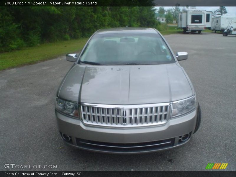 Vapor Silver Metallic / Sand 2008 Lincoln MKZ Sedan