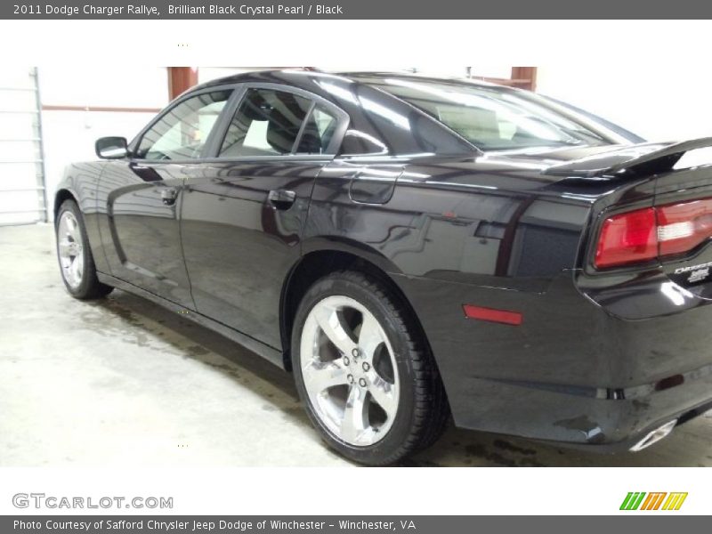 Brilliant Black Crystal Pearl / Black 2011 Dodge Charger Rallye