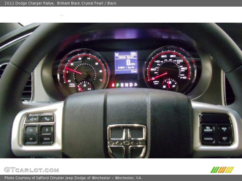 Brilliant Black Crystal Pearl / Black 2011 Dodge Charger Rallye