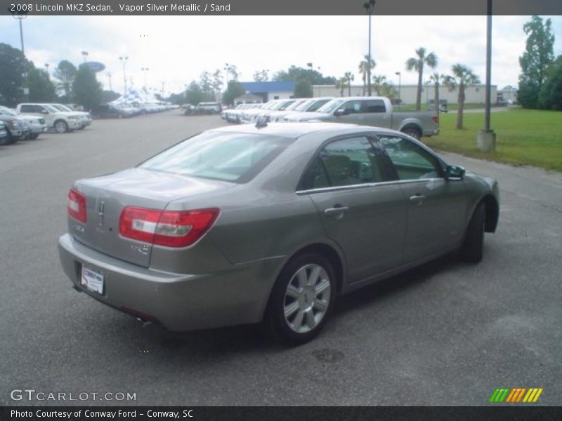 Vapor Silver Metallic / Sand 2008 Lincoln MKZ Sedan