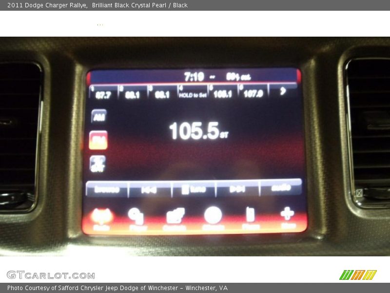 Brilliant Black Crystal Pearl / Black 2011 Dodge Charger Rallye