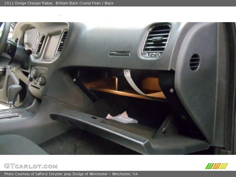 Brilliant Black Crystal Pearl / Black 2011 Dodge Charger Rallye