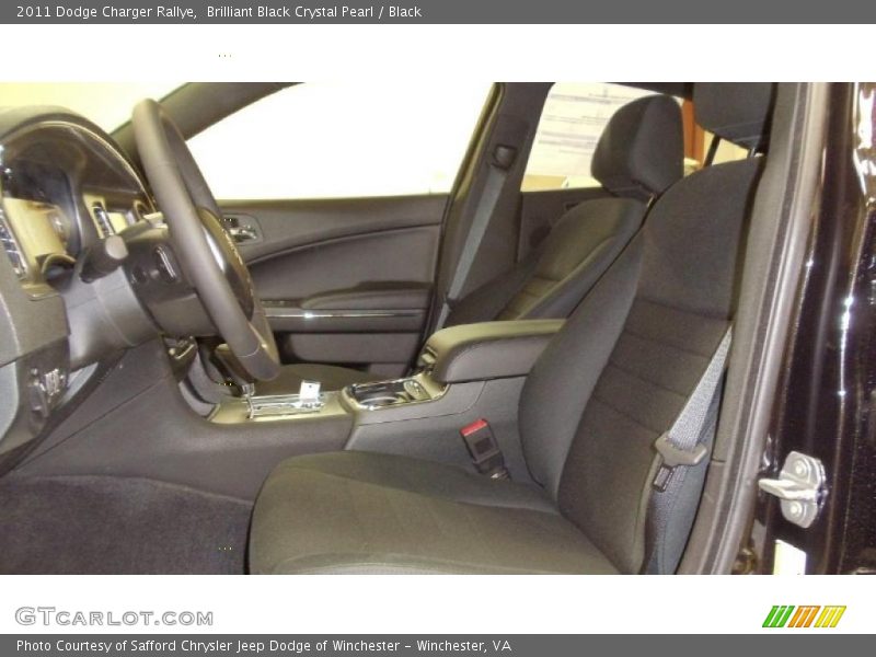 Brilliant Black Crystal Pearl / Black 2011 Dodge Charger Rallye