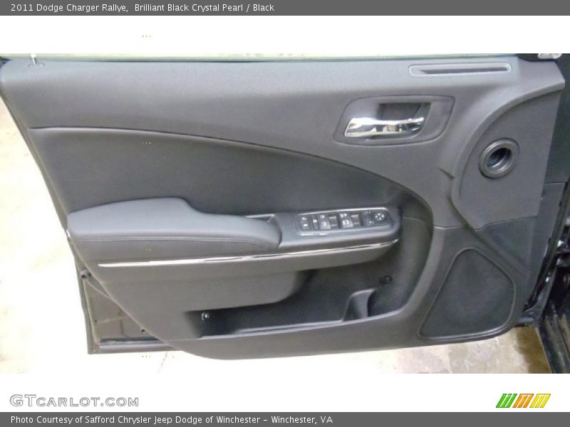 Brilliant Black Crystal Pearl / Black 2011 Dodge Charger Rallye