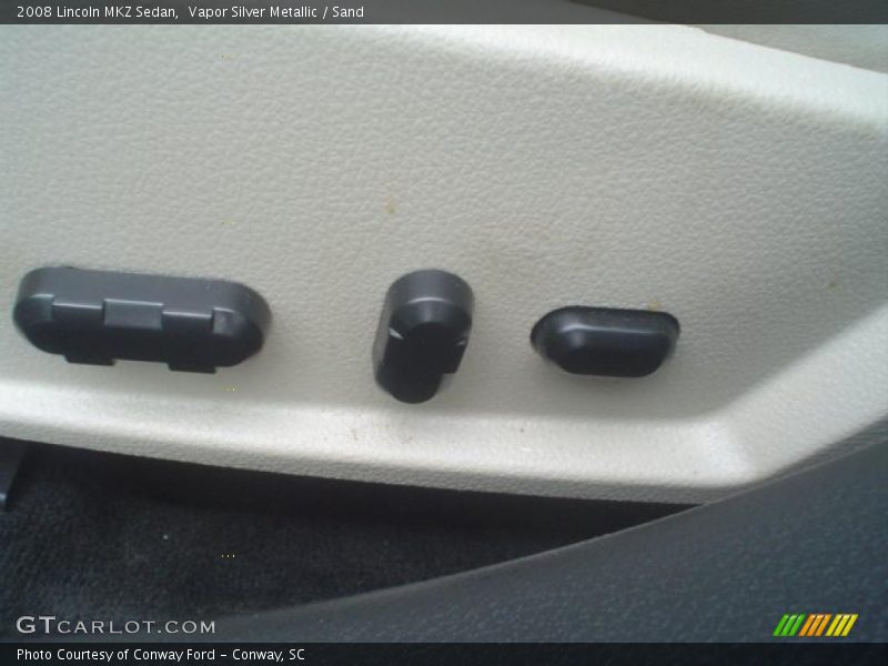 Vapor Silver Metallic / Sand 2008 Lincoln MKZ Sedan