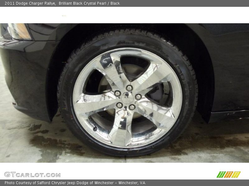 Brilliant Black Crystal Pearl / Black 2011 Dodge Charger Rallye