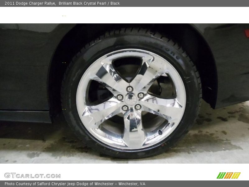 Brilliant Black Crystal Pearl / Black 2011 Dodge Charger Rallye