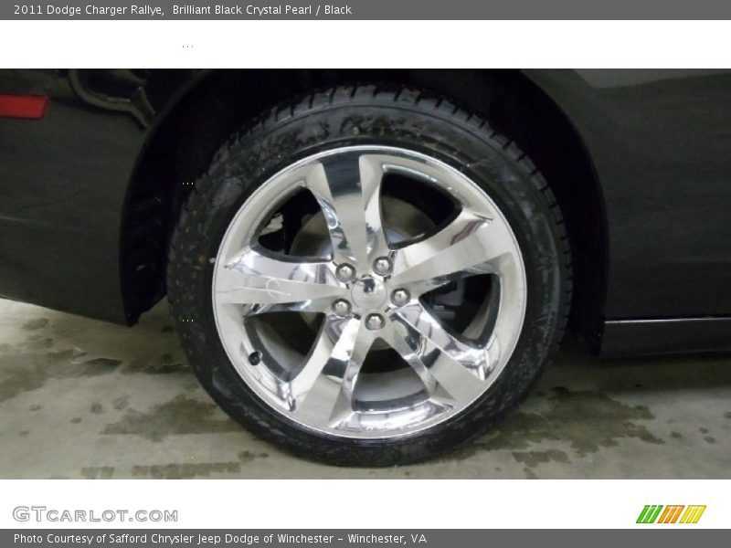 Brilliant Black Crystal Pearl / Black 2011 Dodge Charger Rallye
