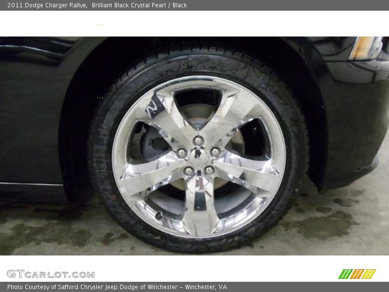 Brilliant Black Crystal Pearl / Black 2011 Dodge Charger Rallye