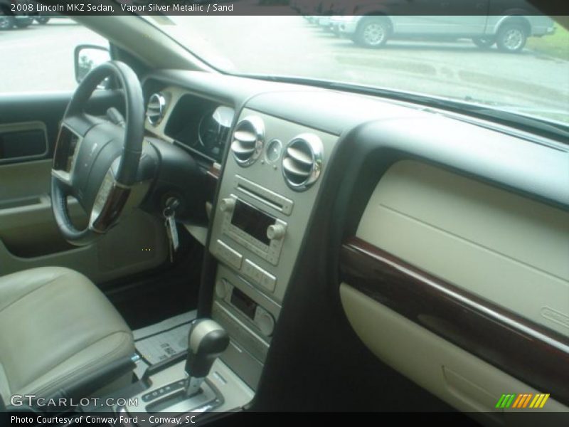 Vapor Silver Metallic / Sand 2008 Lincoln MKZ Sedan
