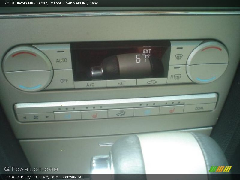 Vapor Silver Metallic / Sand 2008 Lincoln MKZ Sedan