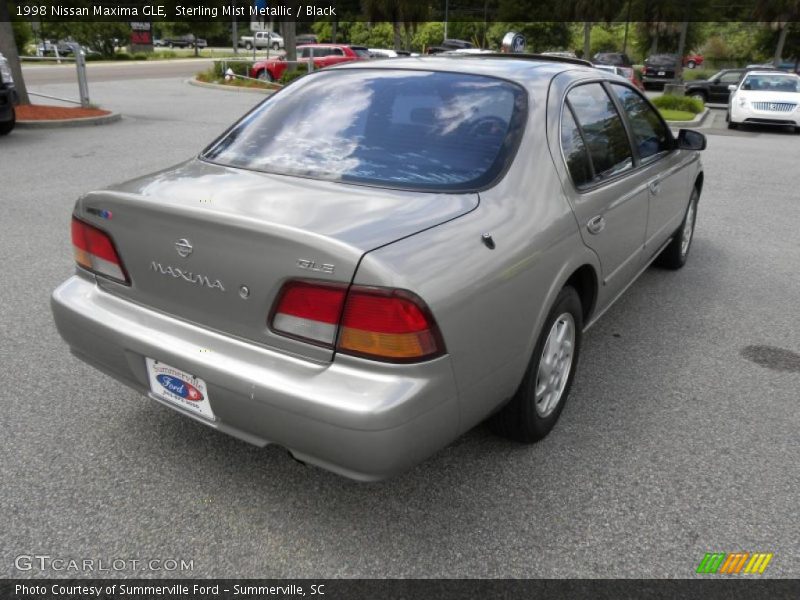Sterling Mist Metallic / Black 1998 Nissan Maxima GLE