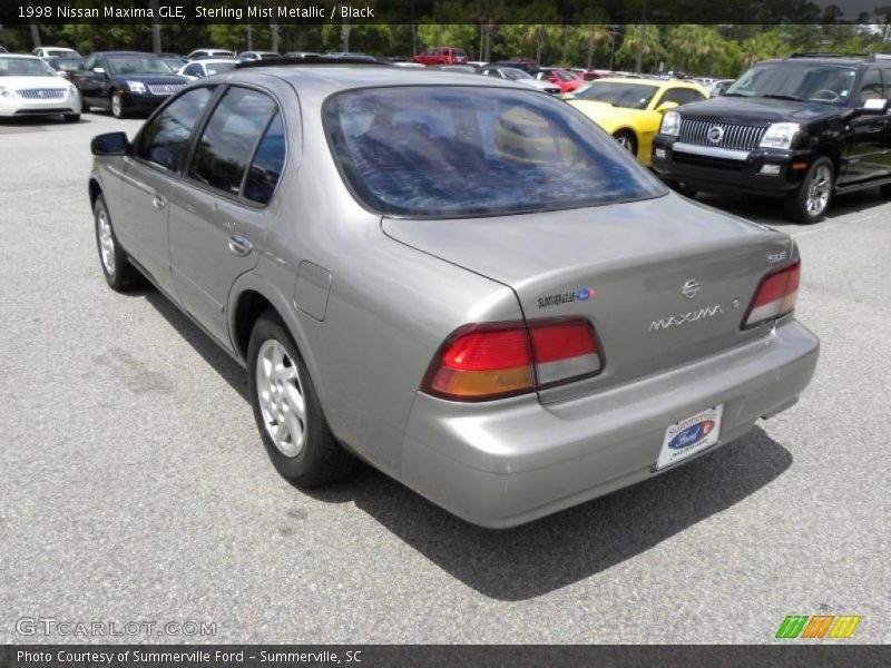 Sterling Mist Metallic / Black 1998 Nissan Maxima GLE