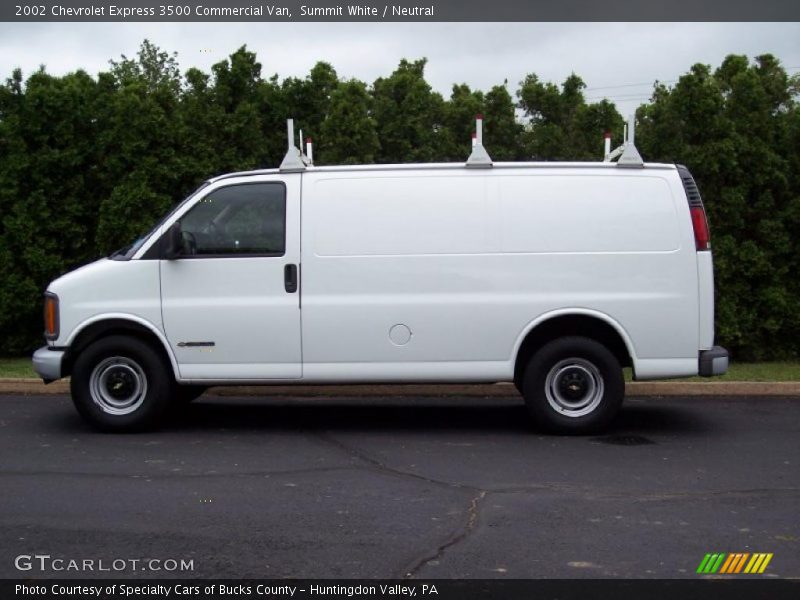 Summit White / Neutral 2002 Chevrolet Express 3500 Commercial Van