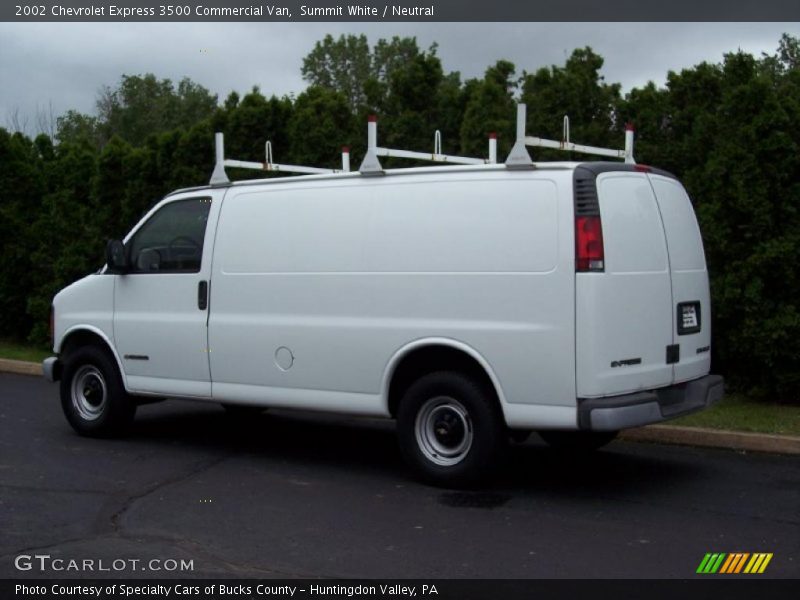 Summit White / Neutral 2002 Chevrolet Express 3500 Commercial Van