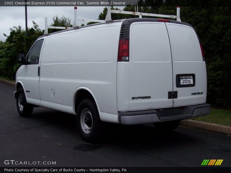 Summit White / Neutral 2002 Chevrolet Express 3500 Commercial Van