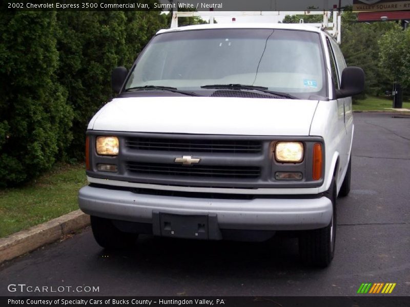 Summit White / Neutral 2002 Chevrolet Express 3500 Commercial Van