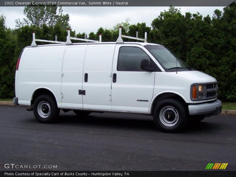 Summit White / Neutral 2002 Chevrolet Express 3500 Commercial Van