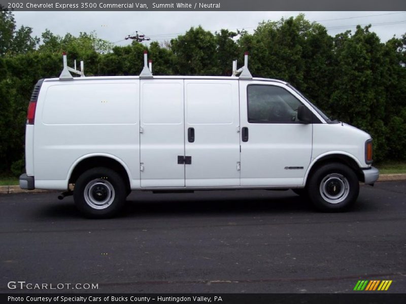 Summit White / Neutral 2002 Chevrolet Express 3500 Commercial Van