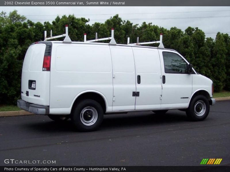 Summit White / Neutral 2002 Chevrolet Express 3500 Commercial Van